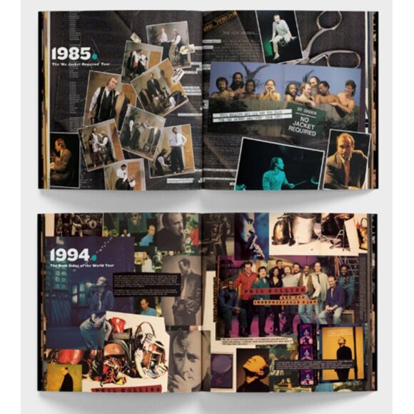 Phil Collins Not Dead Yet Live Tour Program 2017 18 Genesis 2 Books + Sleeve - Picture 10 of 16
